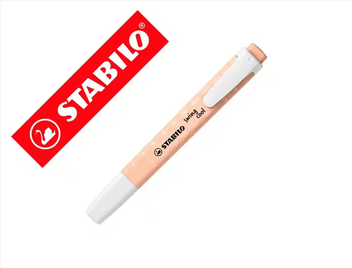 Stabilo Rotulador fluorescente Swing Cool Nature Colors Beige, fino 1-4mm, tecnología Antisecado, clip, acabado mate Stabilo Rotulador fluorescente Swing Cool Nature Colors Beige, fino 1-4mm, tecnología Antisecado, clip, acabado mate