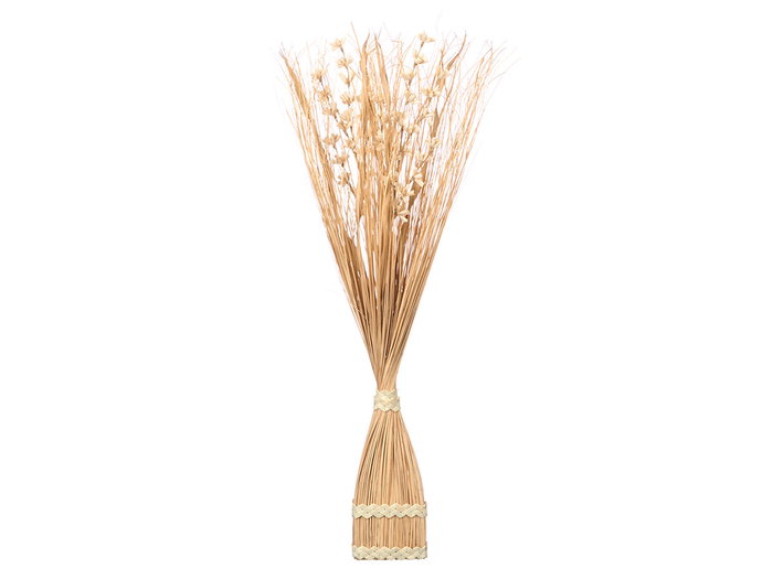 Giftdecor Ramillete Cuadrado Natural, Materia Vegetal Seca, Color Natural, 14 cm x 100 cm x 10 cm (Set de 4)