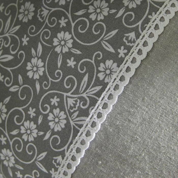 Today Cojín Charme Estampado Chambray con Bordado Capucine 30 x 50 cm