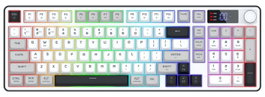Redragon Aria PRO Teclado Gaming de Membrana Blanco-Gris