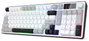 Redragon Aria PRO Teclado Gaming de Membrana Blanco-Gris