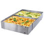 Cuisy Molde Extensible con Separador para Repostería, Acero Inoxidable, Altura 5 cm, Apto Horno