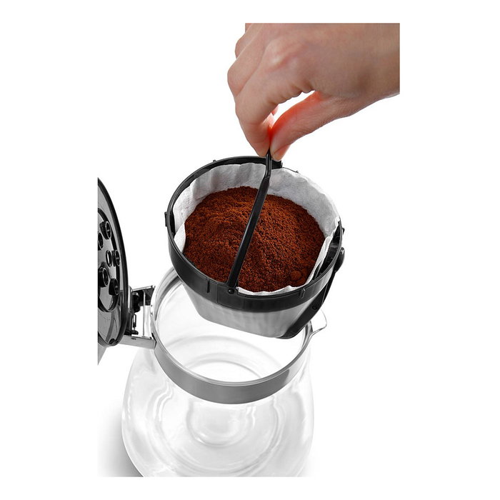 De'Longhi Clessidra ICM 17210 Cafetera de Filtro 1.25L 1800W Plata
