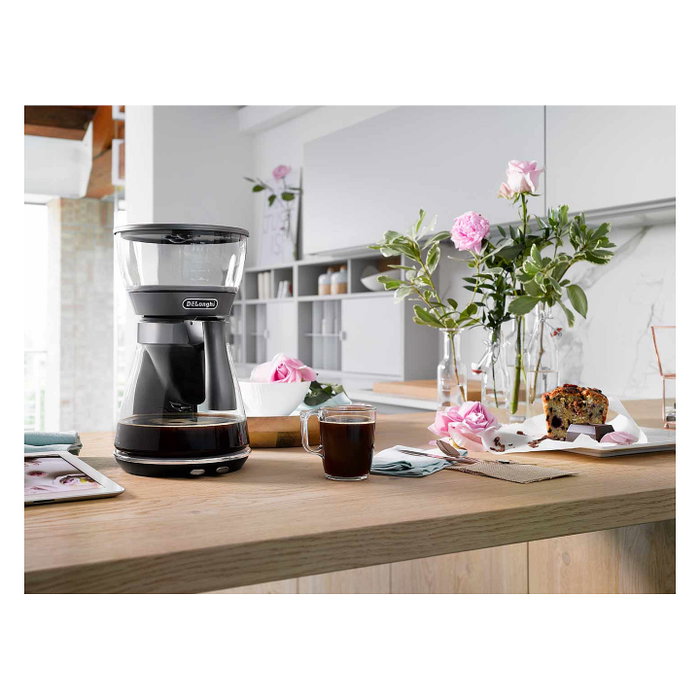 De'Longhi Clessidra ICM 17210 Cafetera de Filtro 1.25L 1800W Plata
