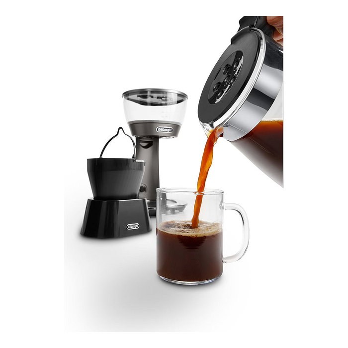 De'Longhi Clessidra ICM 17210 Cafetera de Filtro 1.25L 1800W Plata