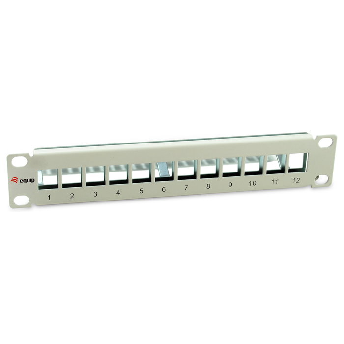 EQUIP Patchpanel 12x Cat6A 10" FTP 769330 Gris EQUIP Patchpanel 12x Cat6A 10" FTP 769330 Gris