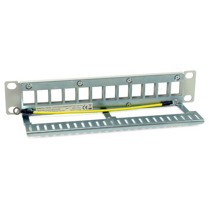 EQUIP Patchpanel 12x Cat6A 10" FTP 769330 Gris EQUIP Patchpanel 12x Cat6A 10" FTP 769330 Gris