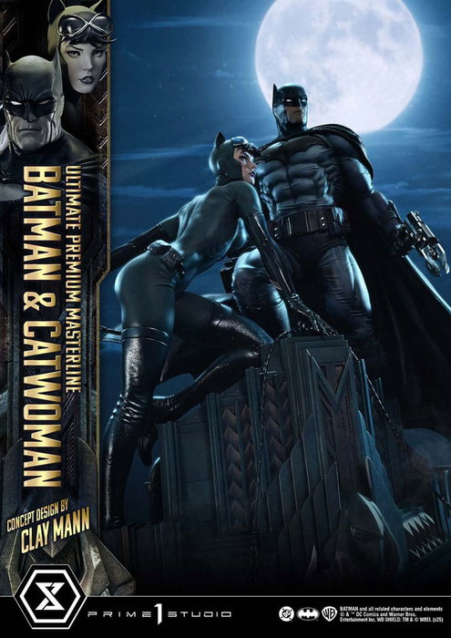 DC Comics Estatua Ultimate Premium Masterline Series 1/4 Batman & Catwoman (Concept Design by Clay Mann) 56 cm DC Comics Estatua Ultimate Premium Masterline Series 1/4 Batman & Catwoman (Concept Design by Clay Mann) 56 cm