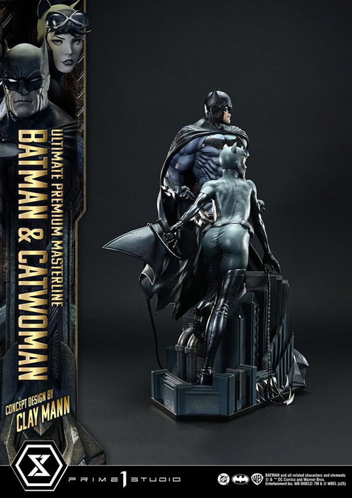 DC Comics Estatua Ultimate Premium Masterline Series 1/4 Batman & Catwoman (Concept Design by Clay Mann) 56 cm DC Comics Estatua Ultimate Premium Masterline Series 1/4 Batman & Catwoman (Concept Design by Clay Mann) 56 cm