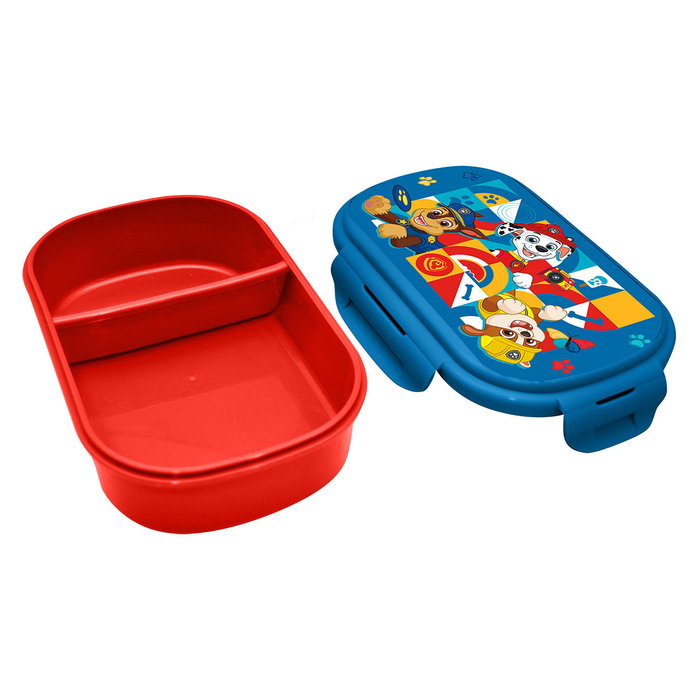 KIDS LICENSING Sandwichera Paw Patrol con cubiertos para niños