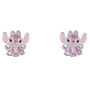 PEERS HARDY Pendientes Angel Stitch Disney Bañados en Plata con Circonita Cúbica