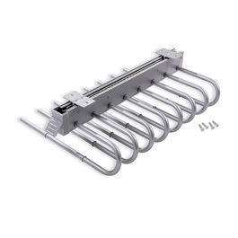 Emuca Pantalonero extraíble, Derecha, Acero y Plástico, Pintado aluminio