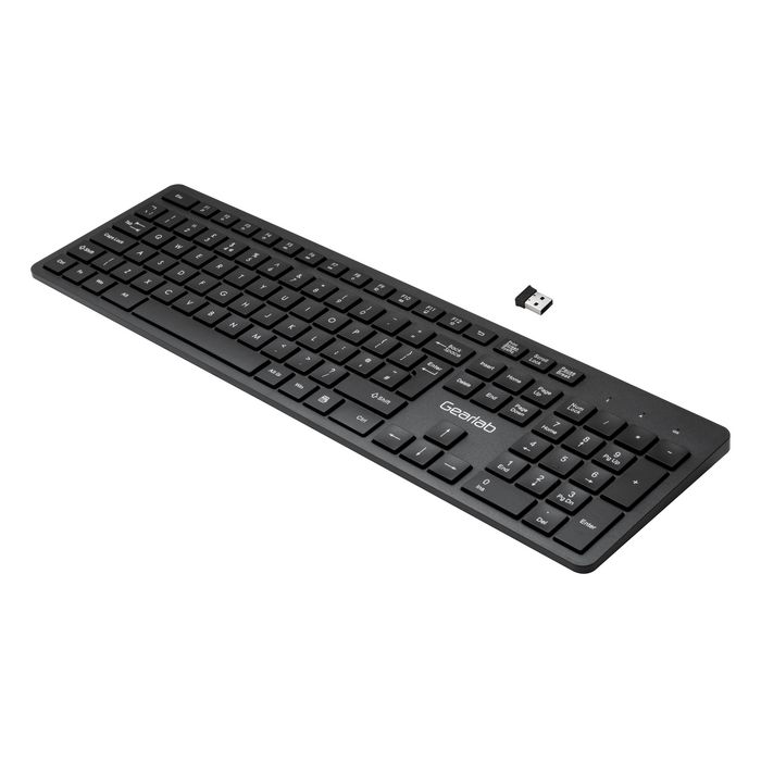 Logitech G220 Teclado Inalámbrico de Tamaño Completo 2.4 GHz con Receptor USB, Perfil Bajo y Teclas Silenciosas - Distribución UK QWERTY Logitech G220 Teclado Inalámbrico de Tamaño Completo 2.4 GHz con Receptor USB, Perfil Bajo y Teclas Silenciosas - Distribución UK QWERTY