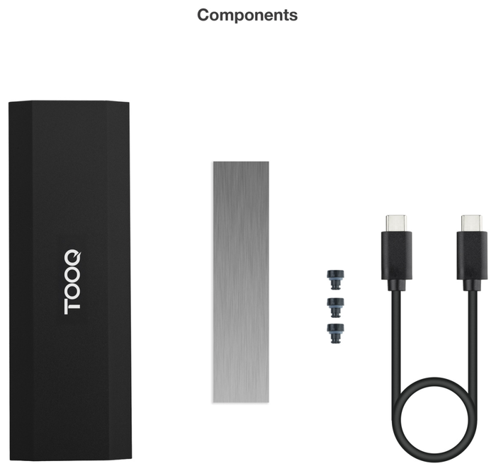 Tooq Caja Externa para SSD M.2 NVMe PCIe TQE-2231B, Negro Tooq Caja Externa para SSD M.2 NVMe PCIe TQE-2231B, Negro