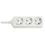 Lindy 73100 Base múltiple 3 salidas AC Blanco