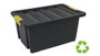 Archivo 2000 Caja de Almacenaje Sostenible 55L con Tapa Negra
