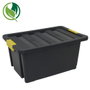 Archivo 2000 Caja de Almacenaje Sostenible 55L con Tapa Negra