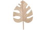 DKD Home Decor Decoración Paulownia Hoja Natural 38,5x2,3x59 cm