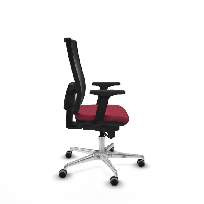 PIQUERAS Y CRESPO Silla de oficina Horna con mecanismo Sincro, Granate y Negro PIQUERAS Y CRESPO Silla de oficina Horna con mecanismo Sincro, Granate y Negro