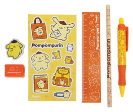 Sanrio pack de 6 Set de Escritura Pompompurin