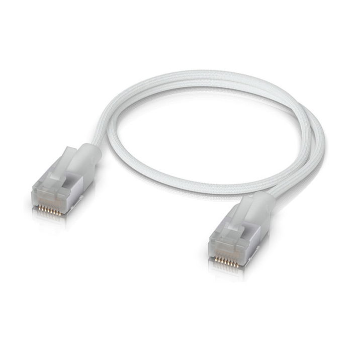 Ubiquiti UACC-Cable-Patch-EL-C6A-0.3M-W Cable de Parcheo Ethernet de 0.3 Metros