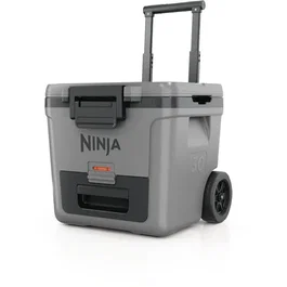 Ninja Nevera portátil con ruedas FrostVault FB230EUGY - Zona seca, Rígida, 28 L, Gris