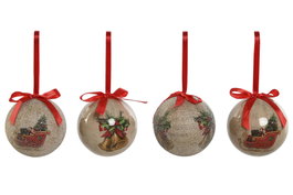 DKD Home Decor Set de 14 Bolas de Decoración Multicolor