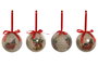 DKD Home Decor Set de 14 Bolas de Decoración Multicolor