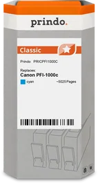 Prindo Cartucho de tinta cian PRICPFI1000C Classic