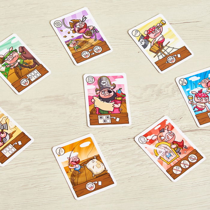 Tranjis Games Sl Juego de Mesa Capitán Bacon, Juego de Cartas, Familiar, 2-6 Jugadores, +8 Años, 15 Minutos por Partida