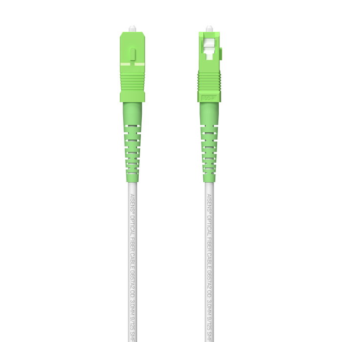Aisens Latiguillo de Fibra Óptica G657A2 SC/APC-SC/APC 150m Blanco