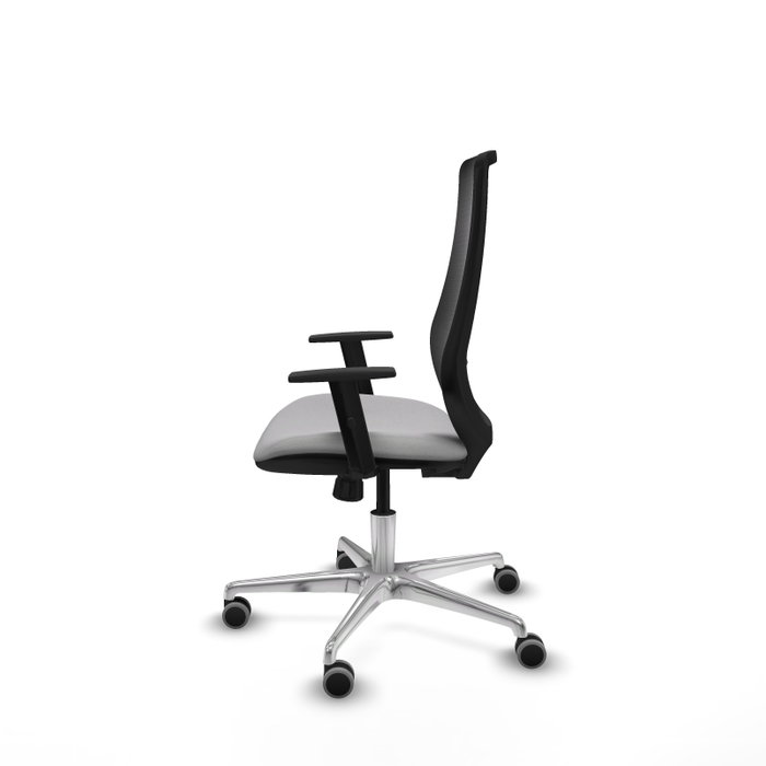 PIQUERAS Y CRESPO Silla de oficina Mardos con Mecanismo Sincro Gris claro y Negro