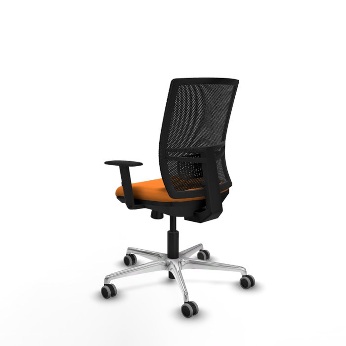 PIQUERAS Y CRESPO Silla de oficina Yunquera con mecanismo Sincro/Traslack Naranja/Negro PIQUERAS Y CRESPO Silla de oficina Yunquera con mecanismo Sincro/Traslack Naranja/Negro