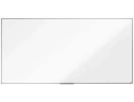 NOBO Pizarra blanca magnética Essence de acero lacado 240x120 cm