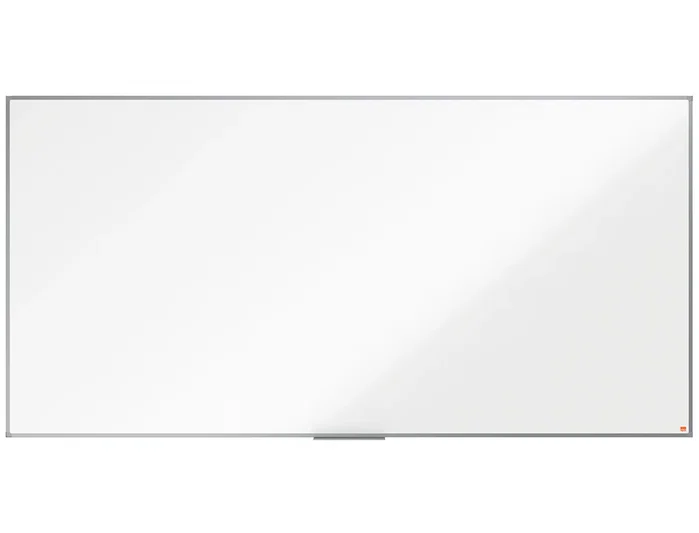 NOBO Pizarra blanca magnética de acero lacado 240x120 cm