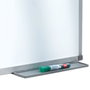 NOBO Pizarra blanca magnética de acero lacado 240x120 cm