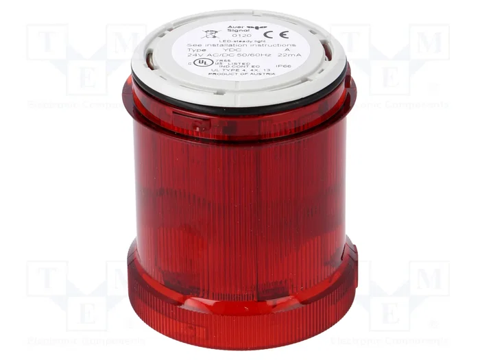 AUER SIGNAL Módulo de señalización luminosa Eco Modul 60 LED rojo 24VDC AUER SIGNAL Módulo de señalización luminosa Eco Modul 60 LED rojo 24VDC
