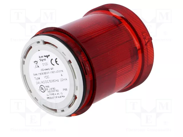 AUER SIGNAL Módulo de señalización luminosa Eco Modul 60 LED rojo 24VDC AUER SIGNAL Módulo de señalización luminosa Eco Modul 60 LED rojo 24VDC