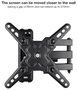 Tooq Soporte de Pared Articulado LP1345TN-B para Pantallas 13-43 Pulgadas