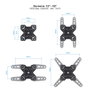 Tooq Soporte de Pared Articulado LP1345TN-B para Pantallas 13-43 Pulgadas