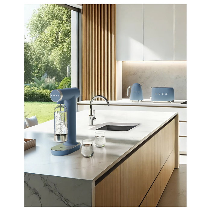 Smeg TSF01SBMEU Tostadora 2 Rebanadas, Storm Blue