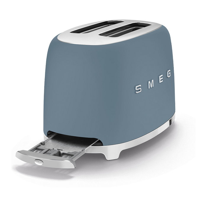 Smeg TSF01SBMEU Tostadora 2 Rebanadas, Storm Blue
