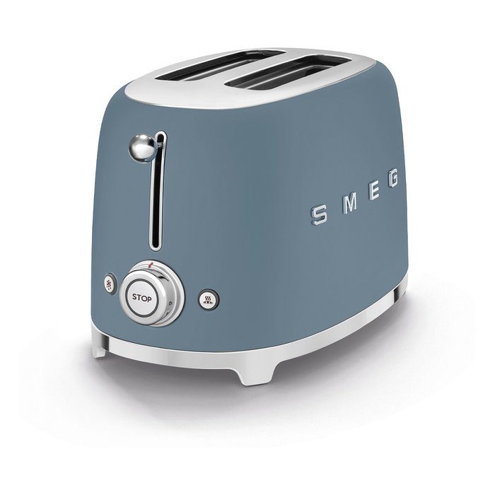 Smeg TSF01SBMEU Tostadora 2 Rebanadas, Storm Blue