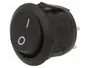 ORNO Interruptor Rocker SPST OFF-ON Negro