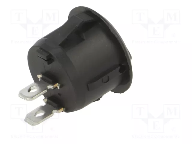 ORNO Interruptor Rocker SPST OFF-ON Negro