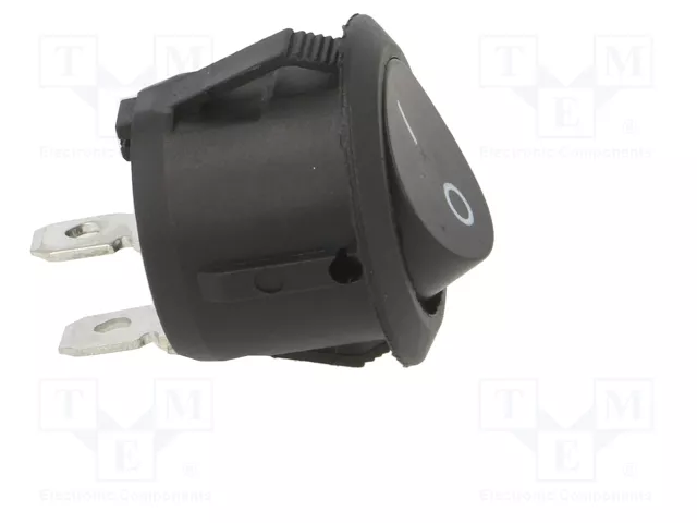 ORNO Interruptor Rocker SPST OFF-ON Negro