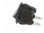 ORNO Interruptor Rocker SPST OFF-ON Negro
