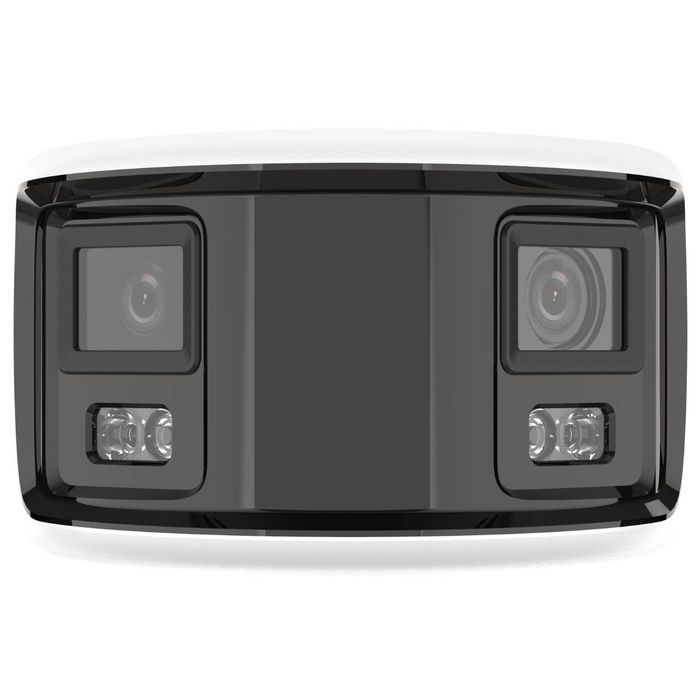 Hikvision Cámara IP Bullet 8MP 4K Panoramic ColorVu 4mm WDR H.265+ IP67 PoE Audio Alarma Micro Luz Blanca 40m