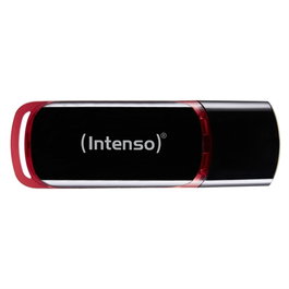 Intenso Pendrive USB 2.0 64GB Negro y Rojo - Almacenamiento Portátil