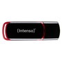 Intenso Pendrive USB 2.0 64GB Negro y Rojo - Almacenamiento Portátil